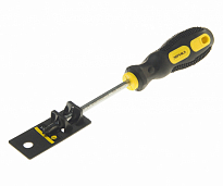 Отвертка крестовая PH2х100мм Ø6мм магнитная с противоскользящей ручкой (с держателем ) ER-7DH-09H ЭВ